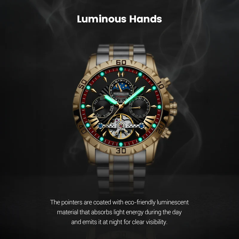 ⌚💧Swiss Brand New Waterproof Automatic Mechanical Watches - Image 8