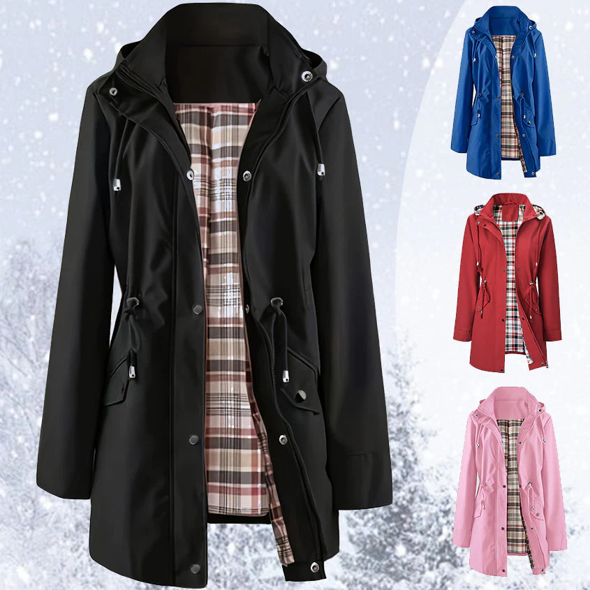 🔥Hot Sale 58% off🔥Solid Color Casual Jackets, Waterproof Windbreaker Coats, Hooded Windbreaker - Image 13