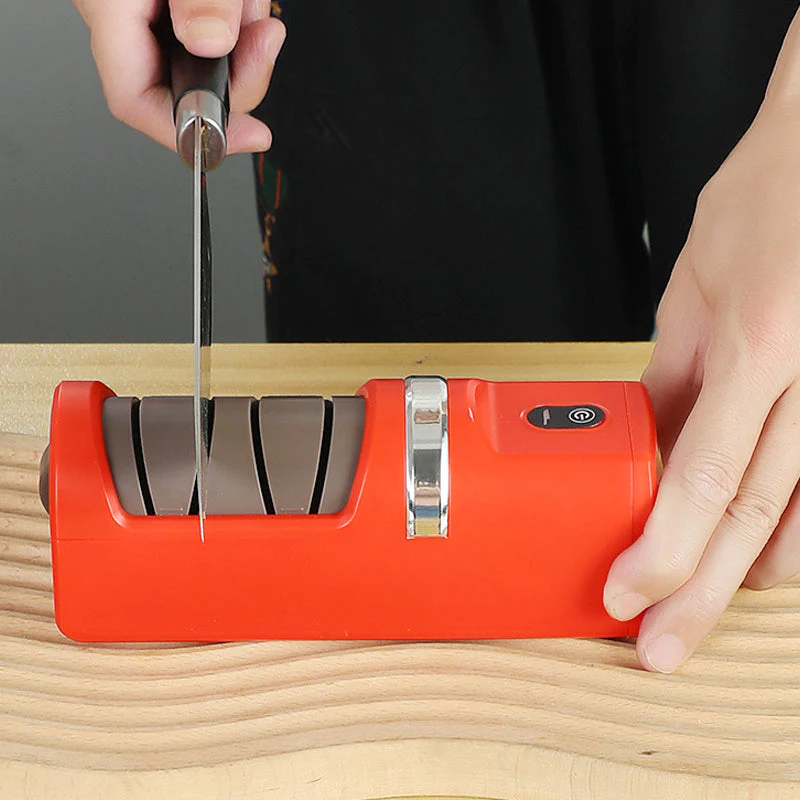 🔥Automatic Kitchen Knife Sharpener – Cordless, Diamond Wheel & Suction Base 🔪⚡ - Image 6