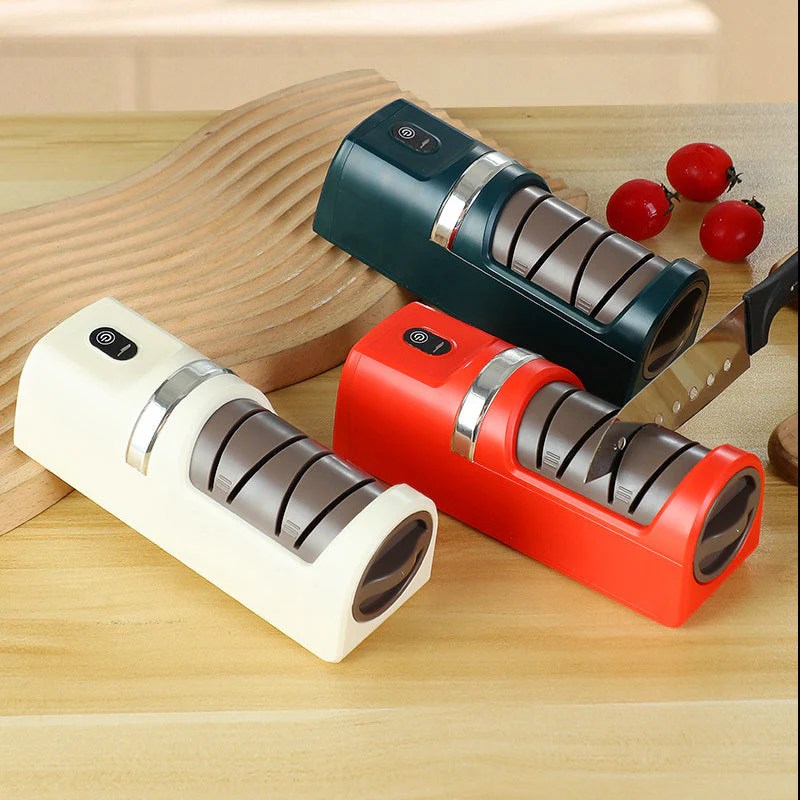 🔥Automatic Kitchen Knife Sharpener – Cordless, Diamond Wheel & Suction Base 🔪⚡ - Image 7