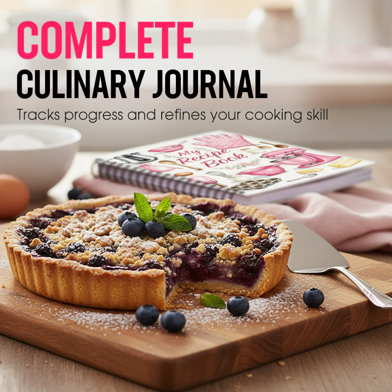 104 Sheets Notebook for Recipes