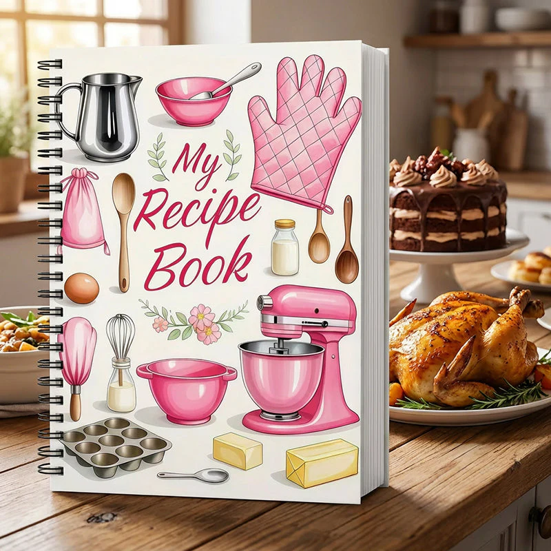 104 Sheets Notebook for Recipes - Image 9