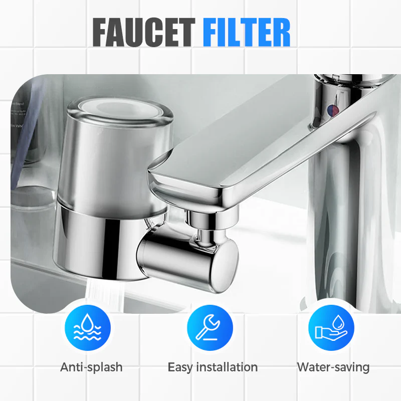 🔥 NEW! 720° Swivel Faucet Filter Nozzle Set: Clean water and perfect spray in one! 💦✨ - Image 3