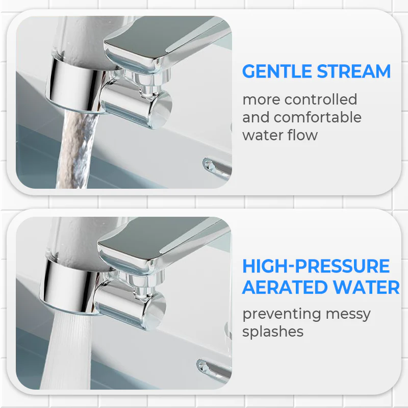 🔥 NEW! 720° Swivel Faucet Filter Nozzle Set: Clean water and perfect spray in one! 💦✨ - Image 5