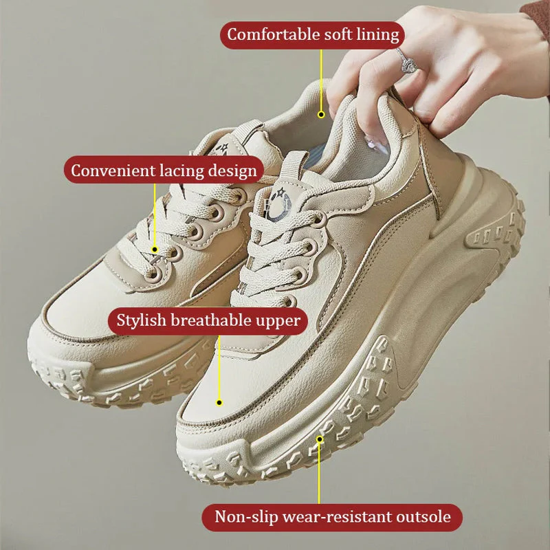 Women's Height-Increasing Platform Sneakers - Image 4