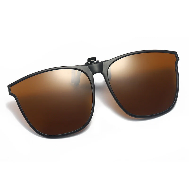 New Polarized Clip-on Flip Up Sunglasses - Image 14