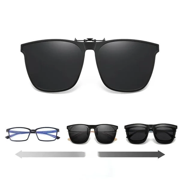 New Polarized Clip-on Flip Up Sunglasses - Image 6