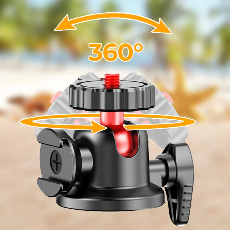 Flexible Octopus Telescopic Pole Tripod with Phone Clip - Image 5