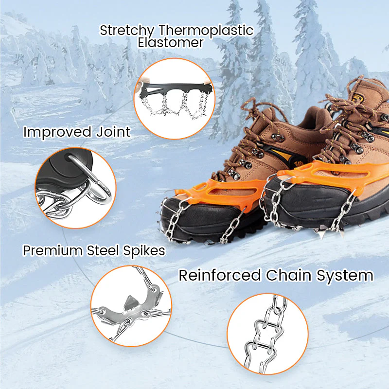 ❄️Hot Sale 49% OFF🔥Anti-Slip Crampons for Outdoor Shoes & Boots❄️ - Image 5