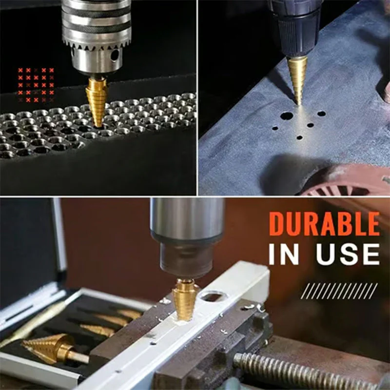 6 PCS Pagoda-Shaped Drill Bits Set with Storage Case - Image 4