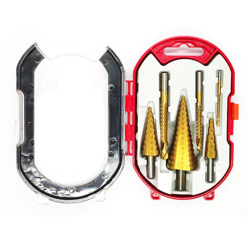 6 PCS Pagoda-Shaped Drill Bits Set with Storage Case - Image 9