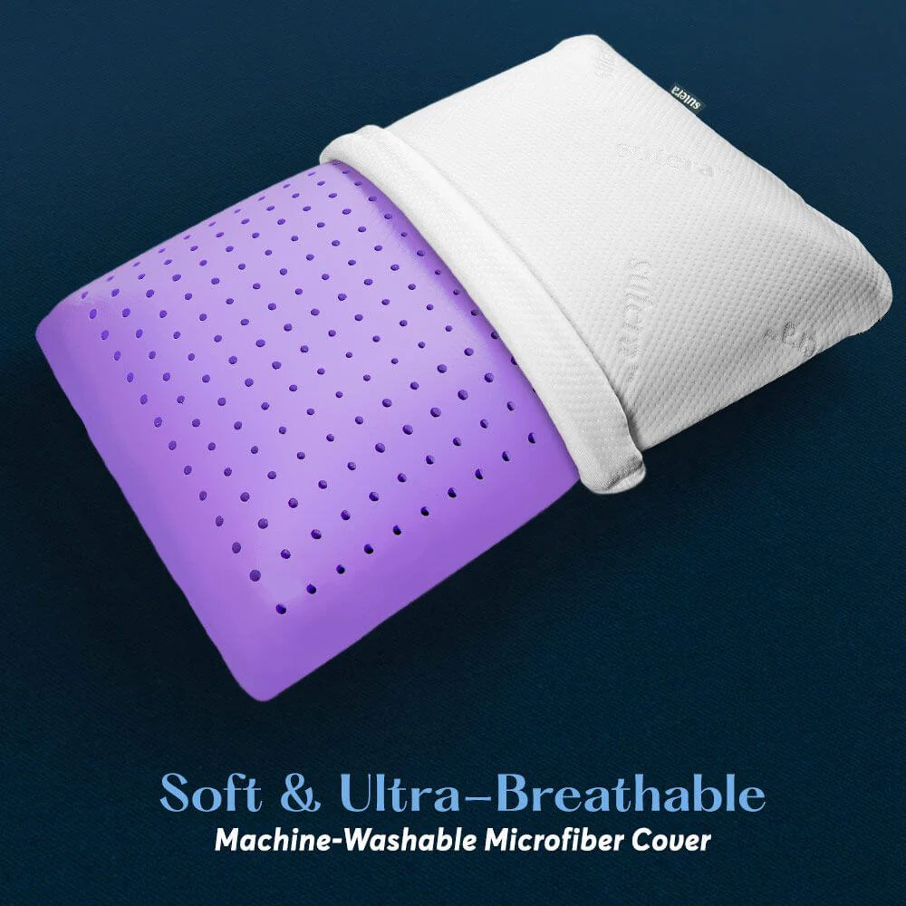 Lavender Essential Oil Memory Cotton Pillow - Image 5