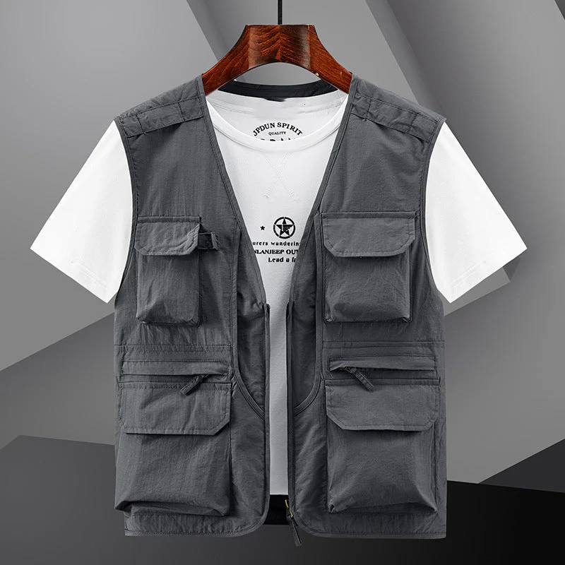 🔥Men's Outdoor Lightweight Breathable Multi-Pocket Vest🔥 - Image 6