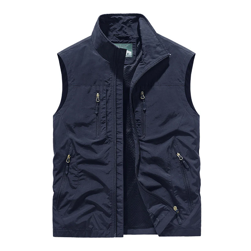 ⏰Limited Time Sale 50% OFF🔥🧥Men's Oversized Sleeveless Vest Jacket With Pockets - Image 12