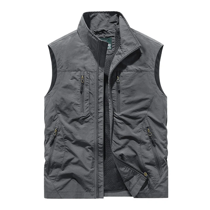 ⏰Limited Time Sale 50% OFF🔥🧥Men's Oversized Sleeveless Vest Jacket With Pockets - Image 14