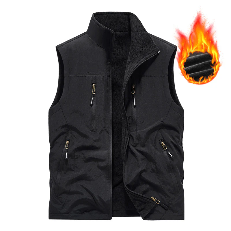 ⏰Limited Time Sale 50% OFF🔥🧥Men's Oversized Sleeveless Vest Jacket With Pockets - Image 21
