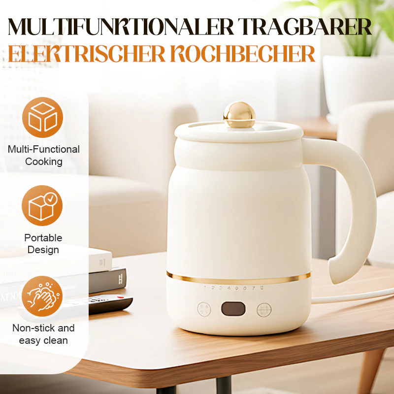 ☕Multifunctional portable electric cooking mug