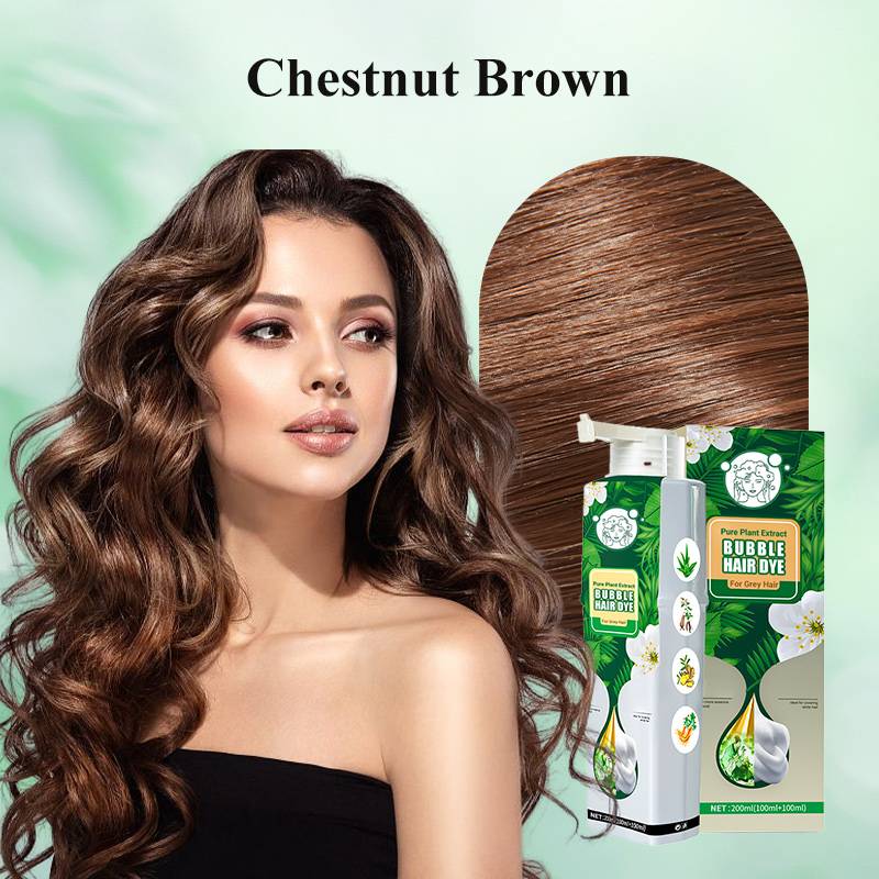 Pure Plant Extract Bubble Hair Dye For Gray Hair - Image 11