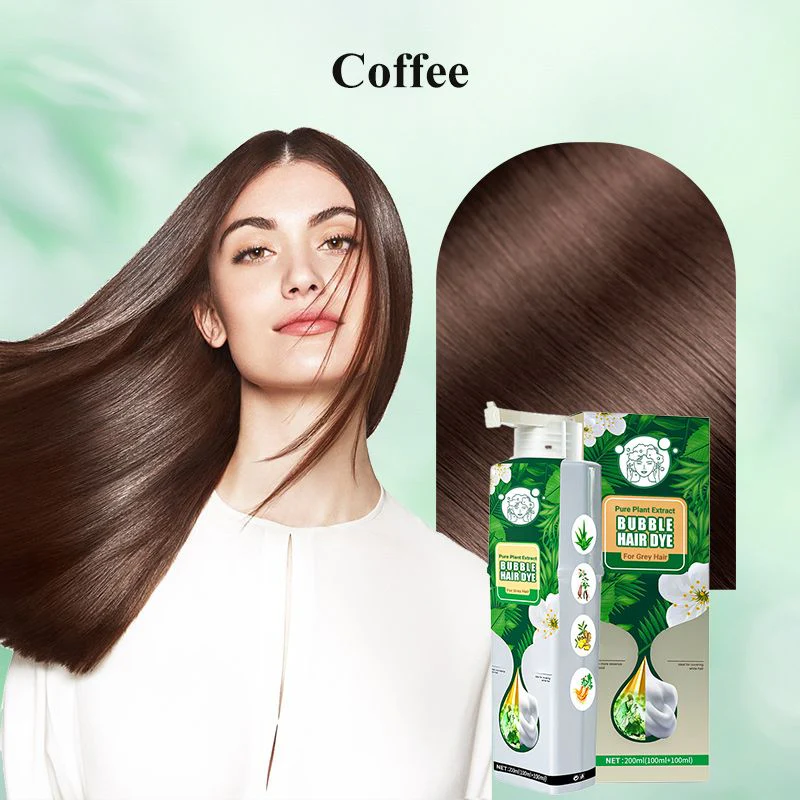 Pure Plant Extract Bubble Hair Dye For Gray Hair - Image 15