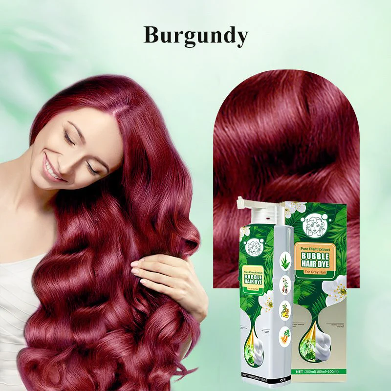 Pure Plant Extract Bubble Hair Dye For Gray Hair - Image 17