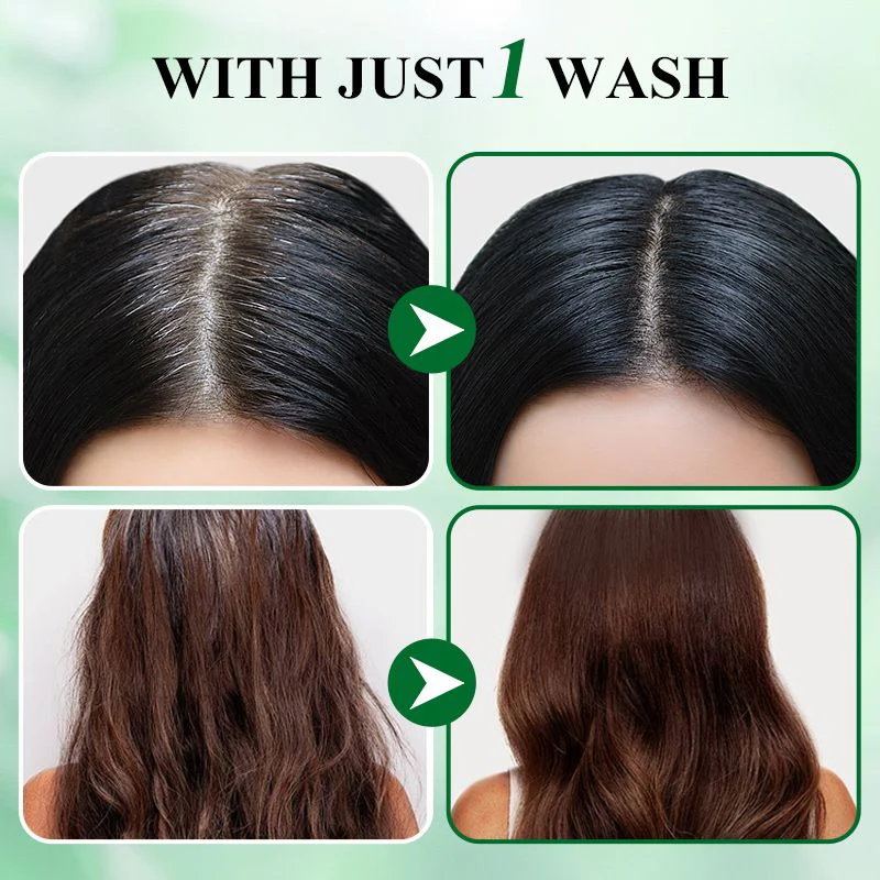 Pure Plant Extract Bubble Hair Dye For Gray Hair - Image 3