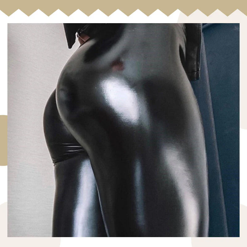 ✨ 50%-off Sale✨ S-shaped Thickened PU Leather Leggings - Image 9