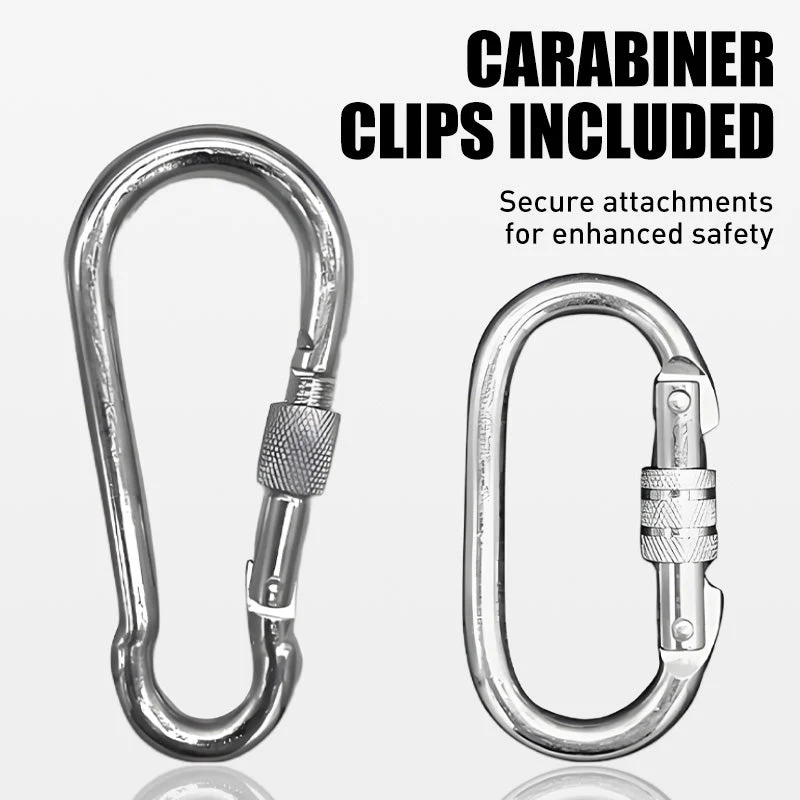 Heavy Duty Pulley System Kit with Carabiner Clips - Image 5