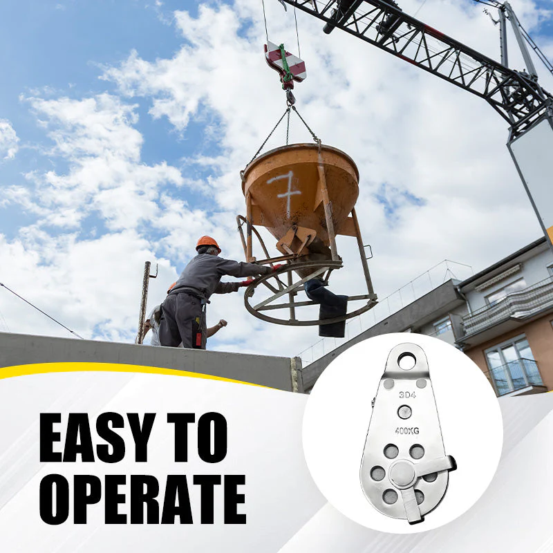 Heavy Duty Pulley System Kit with Carabiner Clips - Image 7