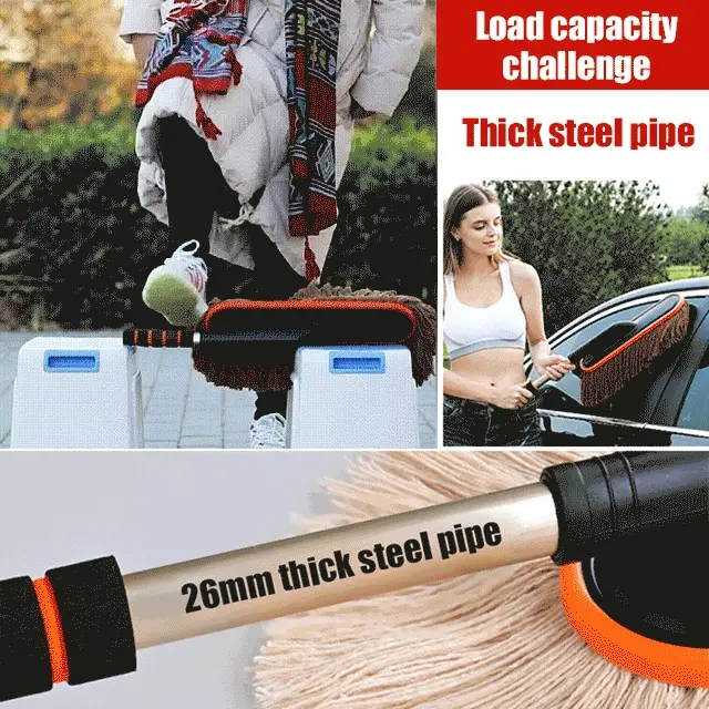 🔥HOT SALE🔥Car Duster with Extendable Telescoping Handle🚗 - Image 3