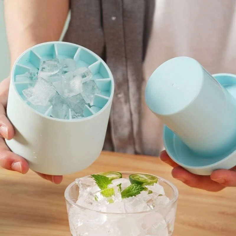 🧊Last Day-Buy 1 Get 1 Free❄️Quick Freezing Silicone Ice Cube Mold