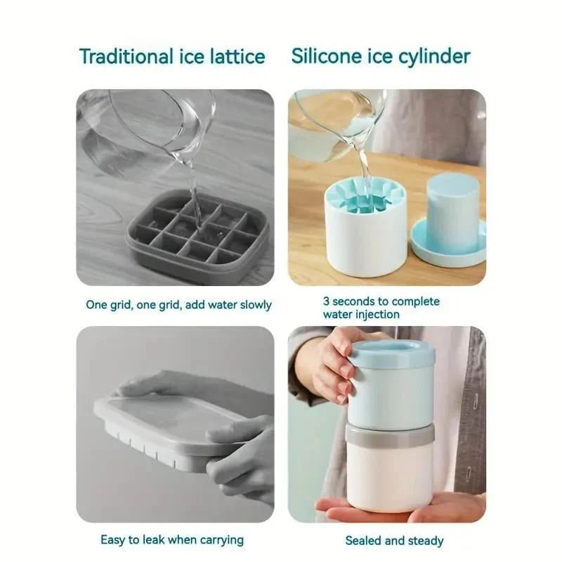 🧊Last Day-Buy 1 Get 1 Free❄️Quick Freezing Silicone Ice Cube Mold - Image 6