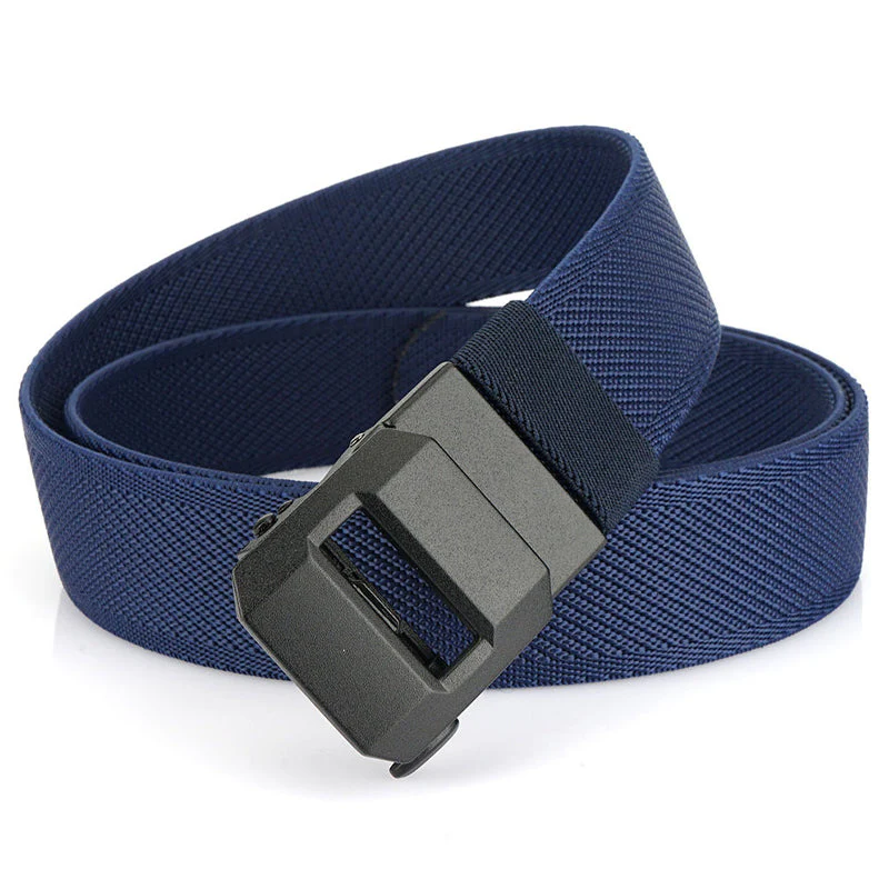 Automatic Buckle Stretch Nylon Belt For Men - Image 12