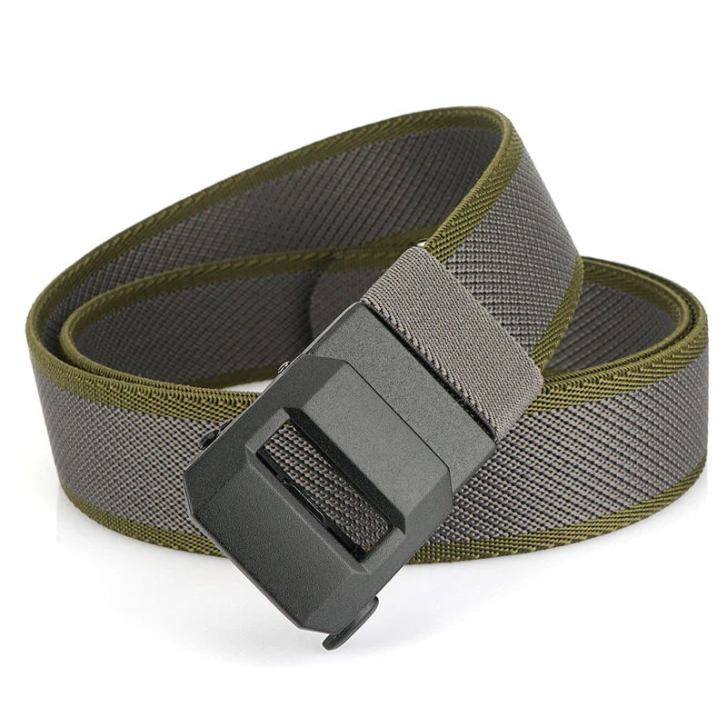 Automatic Buckle Stretch Nylon Belt For Men - Image 14