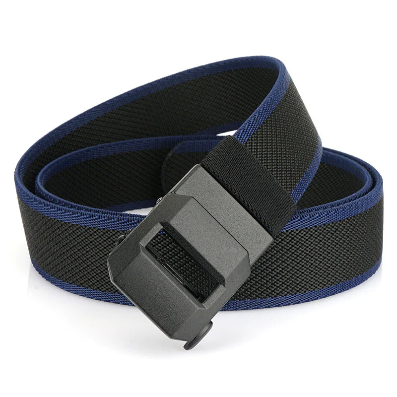 Automatic Buckle Stretch Nylon Belt For Men - Image 17