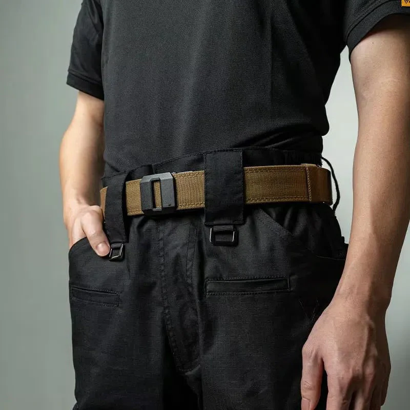 Automatic Buckle Stretch Nylon Belt For Men - Image 2