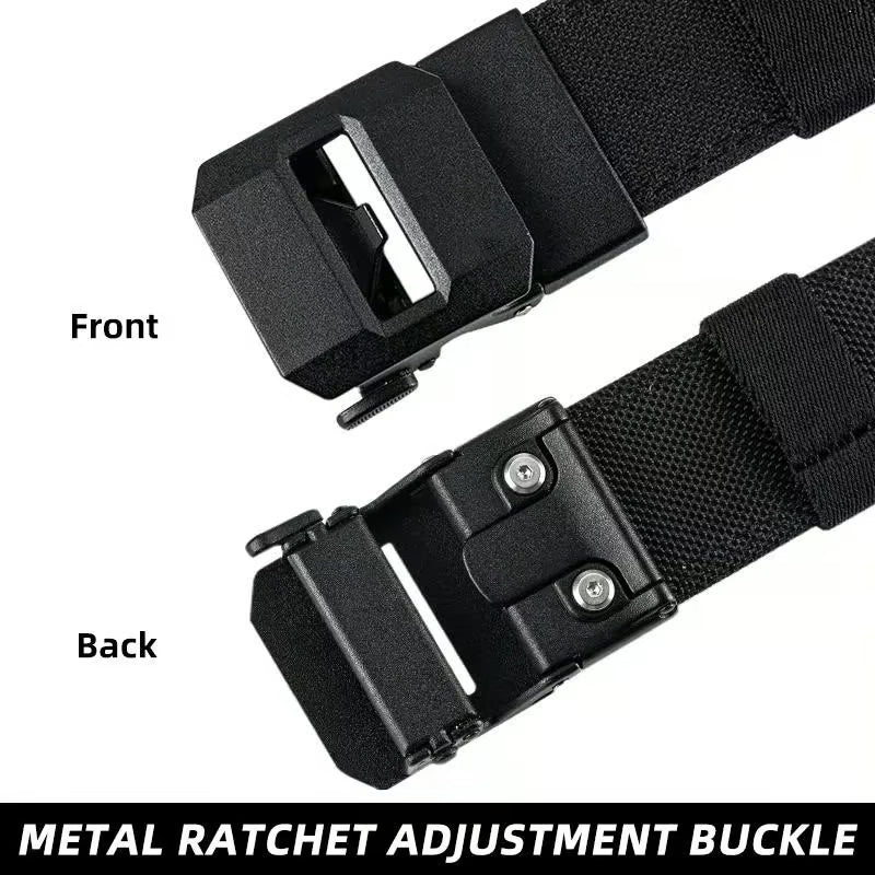 Automatic Buckle Stretch Nylon Belt For Men - Image 5