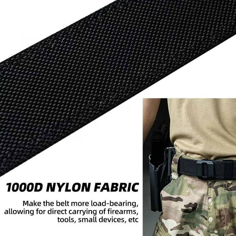Automatic Buckle Stretch Nylon Belt For Men - Image 6
