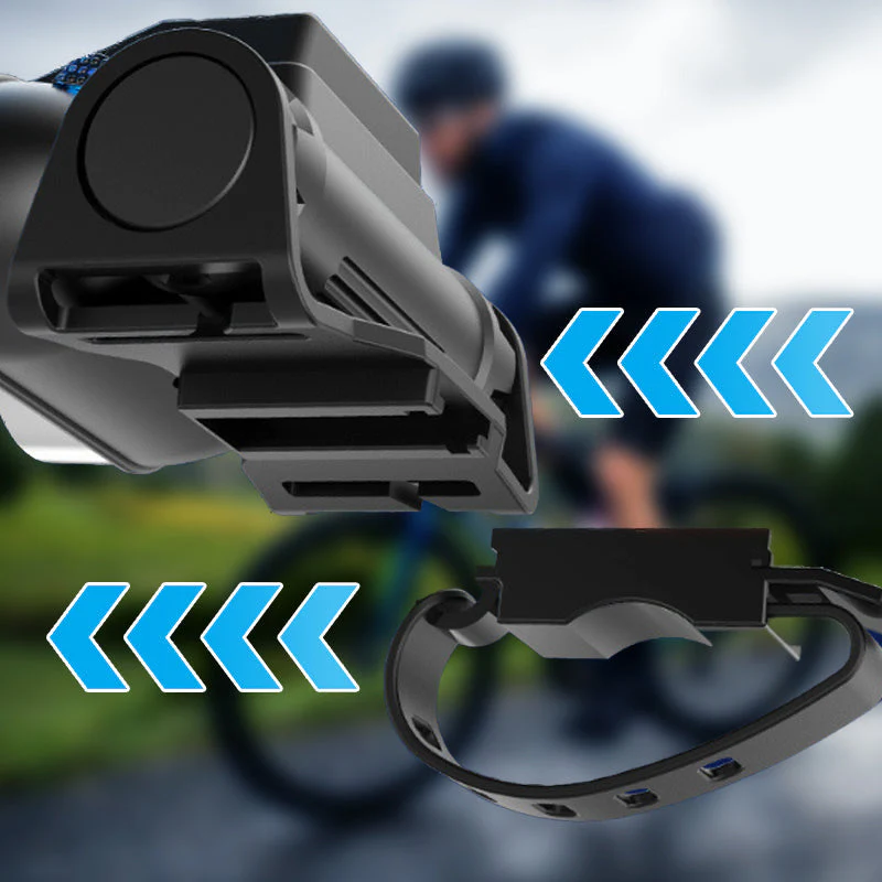 Outdoor Portable Dual Head Super Bright LED Bike Headlight - Image 6