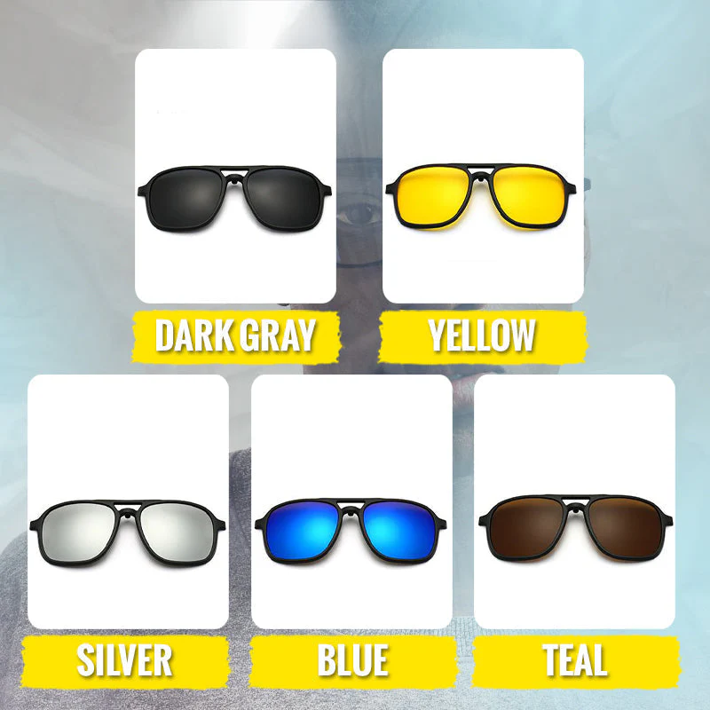 ✨Limited Time Offer✨ Replaceable lens 6 -in -1 Sunglasses Set - Image 10