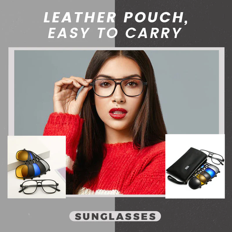 ✨Limited Time Offer✨ Replaceable lens 6 -in -1 Sunglasses Set - Image 4