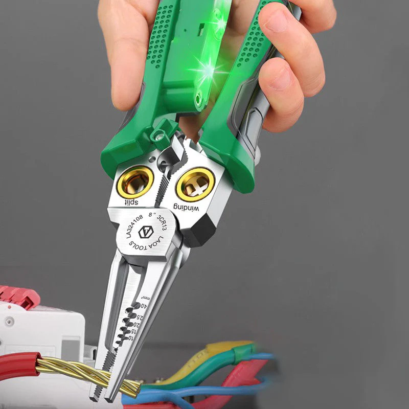 🔥8-in-1 Multifunctional Wire Cutter Scissors with Electrical Test - Image 5