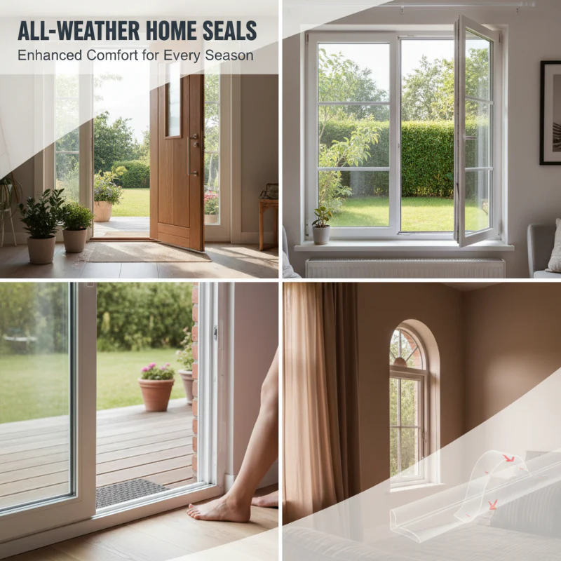 Self-Adhesive Weather Stripping for Doors & Windows - Image 8
