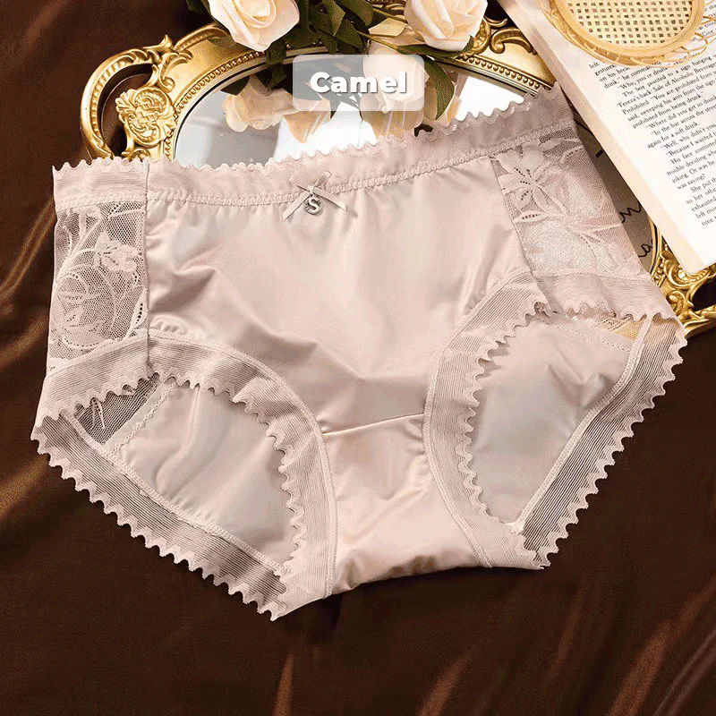 🔥Buy 1 Get 1 Free⏳Women's Ice Silk Seamless Lace Bow Knot Panties - Image 10