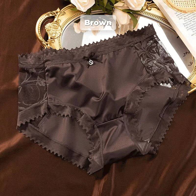 🔥Buy 1 Get 1 Free⏳Women's Ice Silk Seamless Lace Bow Knot Panties - Image 11