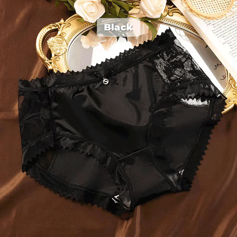 🔥Buy 1 Get 1 Free⏳Women's Ice Silk Seamless Lace Bow Knot Panties - Image 14