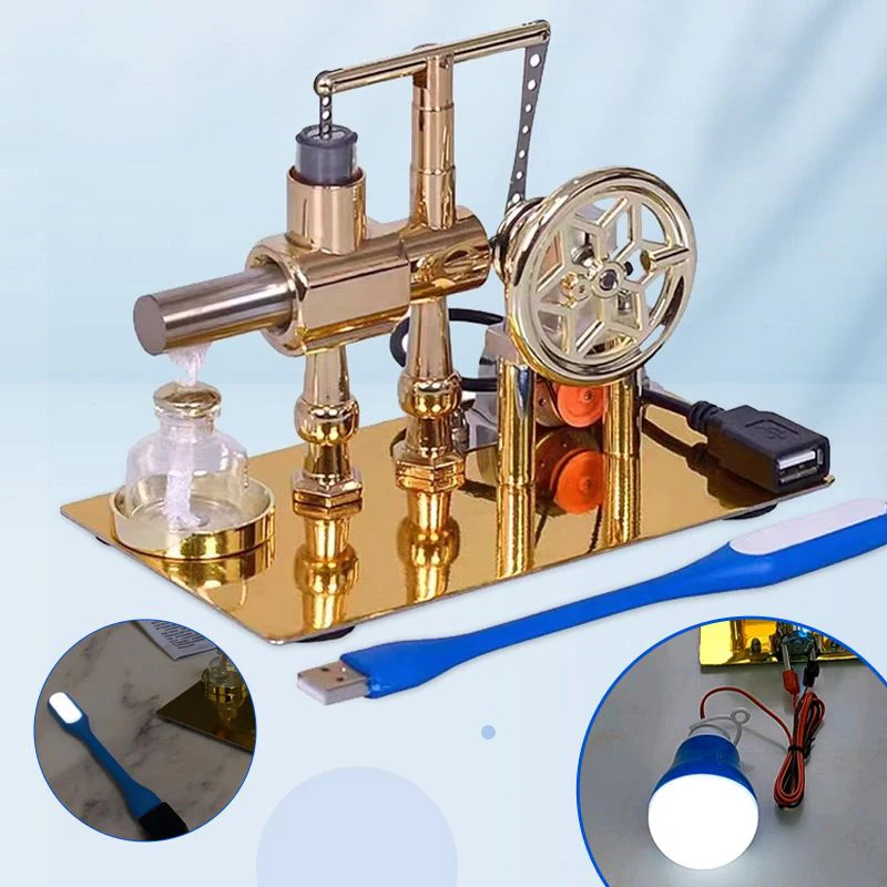 Hot Air Stirling Engine Power Generator Model Kit - Image 2