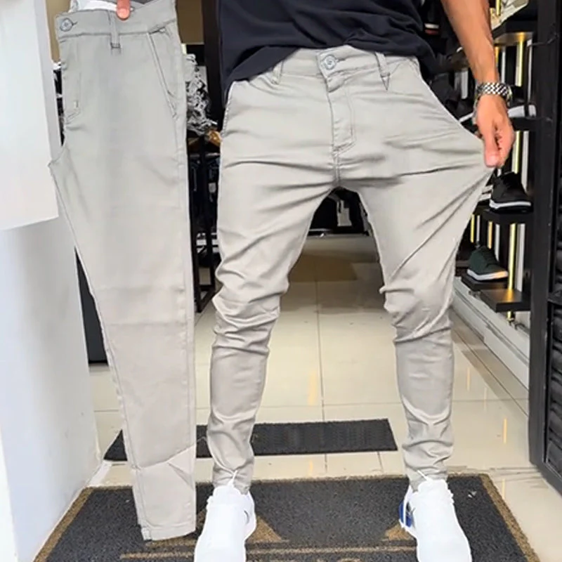 🎉50% OFF🎉—Men’s Slim-Fit Casual Solid Color Pants