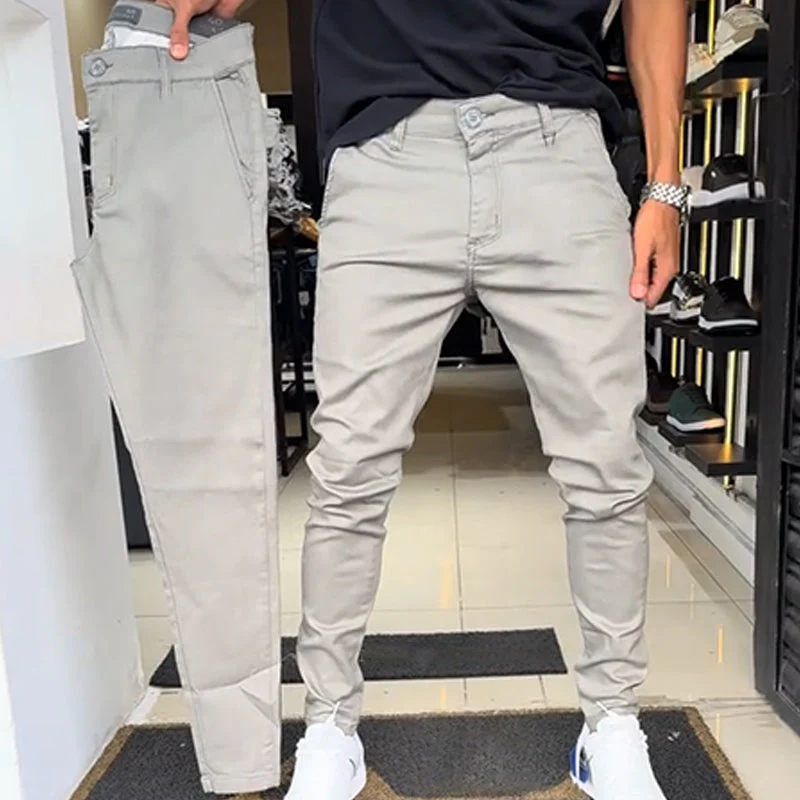 🎉50% OFF🎉—Men’s Slim-Fit Casual Solid Color Pants - Image 4