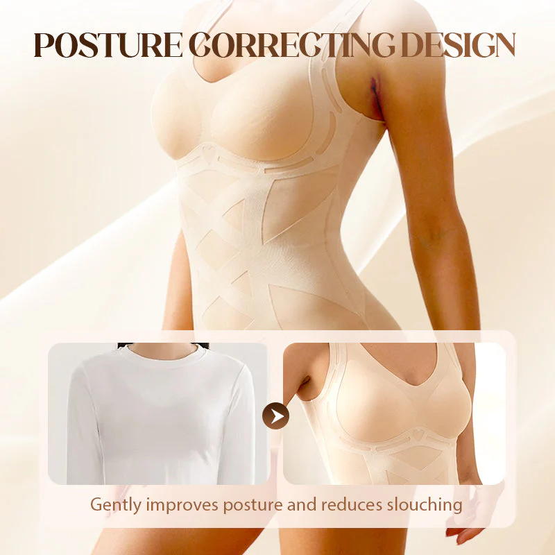 Seamless Body Shaping Camisole with Built-in Bra - Image 7