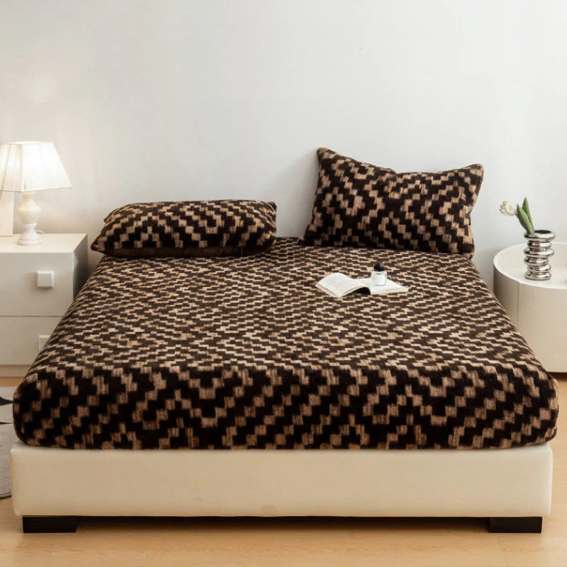 🎅Xmas Sales🎄Soft Leopard Print Fitted Sheet - Image 11